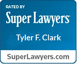 Rated by super lawyers Tyler F. Clark